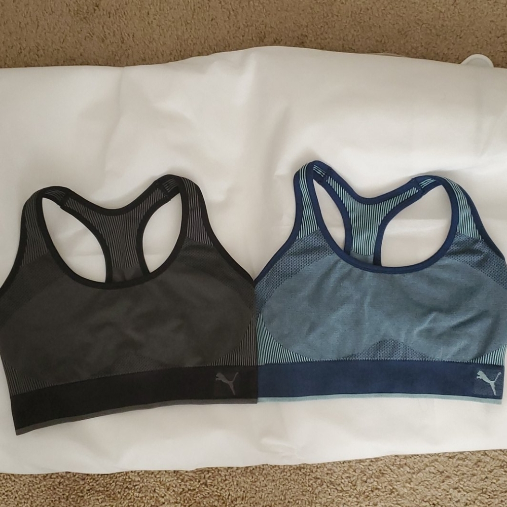 2 Puma Sports Bra-size large